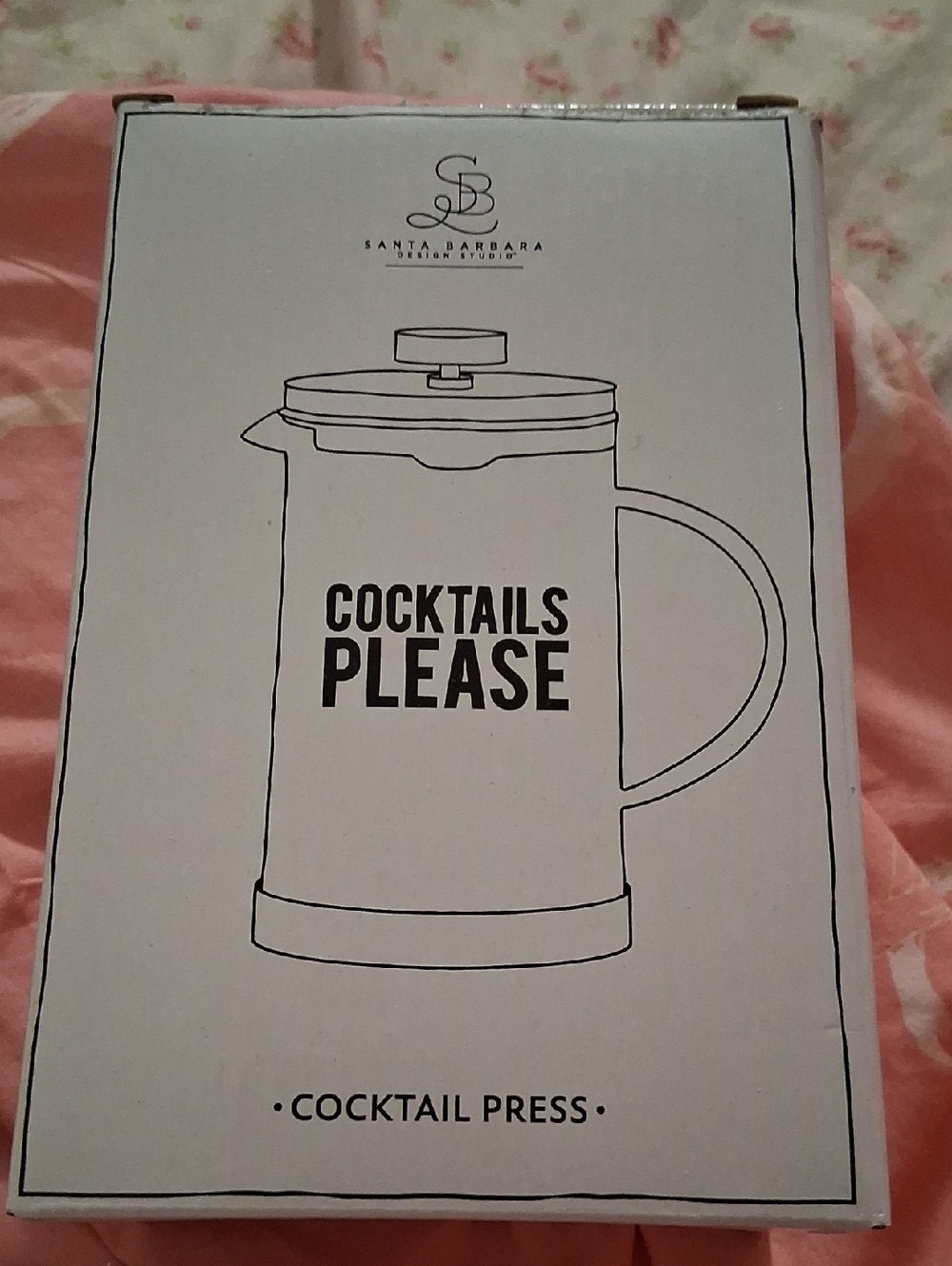 Santa Barbara Design Studio "Cocktails Please" Cocktail Press. 12 OZ